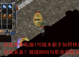 ��Ѫ����˽��170�汾������ο�����������ȡ����װ������սBOSS��ְҵ���似������Щ��