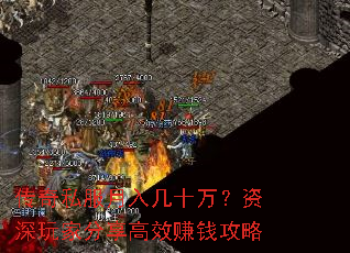 ����˽�����뼸ʮ��������ҷ�����Ч׬Ǯ����