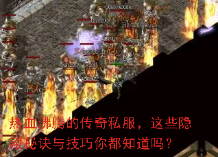 ��Ѫ���ڵĴ���˽������Щ�����ؾ��뼼���㶼֪����
