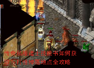 传奇私服道士技能书如何获取?打怪掉落地点全攻略 传奇私服道士技能书如何获取?打怪掉落地点全攻略