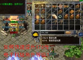 如何快速提升176传奇手机版角色等级? 如何快速提升176传奇手机版角色等级?