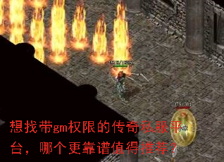 想找带gm权限的传奇私服平台,哪个更靠谱值得推荐? 想找带gm权限的传奇私服平台,哪个更靠谱值得推荐?