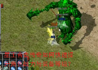 星王合击传奇如何快速提升角色战力与装备等级? 星王合击传奇如何快速提升角色战力与装备等级?