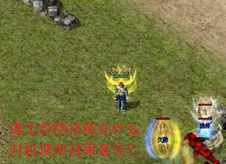 ��ʿȺ��������ʲôʱ��ʹ��Ч����ѣ�
