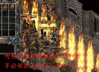 传奇世界如何快速升级?新手必知的五大技巧是什么? 传奇世界如何快速升级?新手必知的五大技巧是什么?